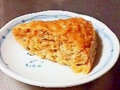 完熟柿ときなこのパウンドケーキ風